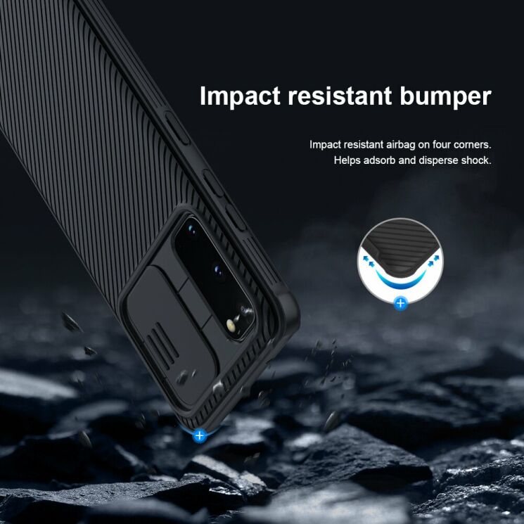 Защитный чехол NILLKIN CamShield Case для Samsung Galaxy S20 (G980) - Black: фото 11 из 13