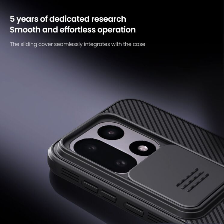 Защитный чехол NILLKIN CamShield Pro для OnePlus 15 - Black: фото 8 из 16
