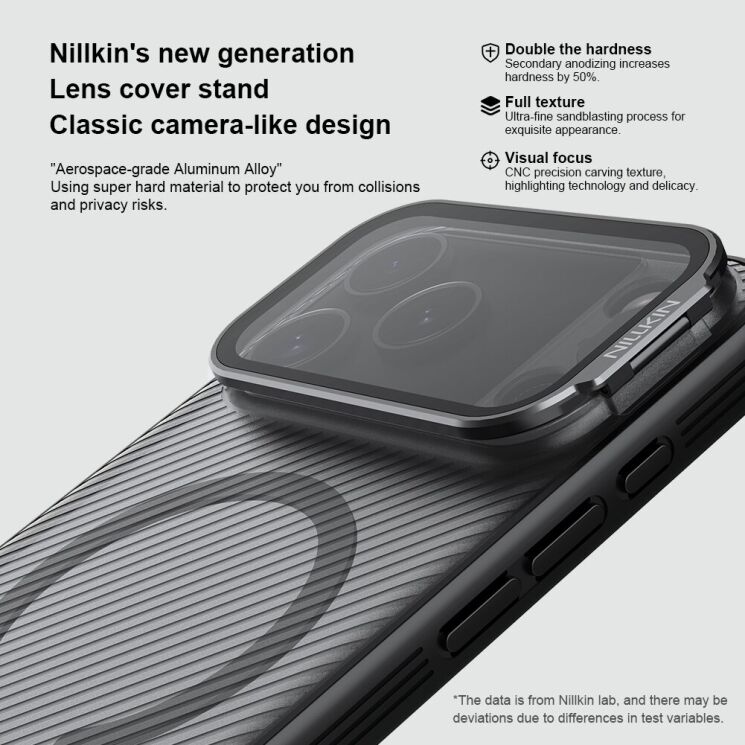 Захисний чохол NILLKIN CamShield Prop Magnetic (Clear Version) для iPhone 18 Pro Max / 17 Pro Max - Black (423823B) Захисний чохол NILLKIN CamShield Prop Magnetic (Clear Version) для iPhone 18 Pro Max / 17 Pro Max - Black: фото 9 з 18