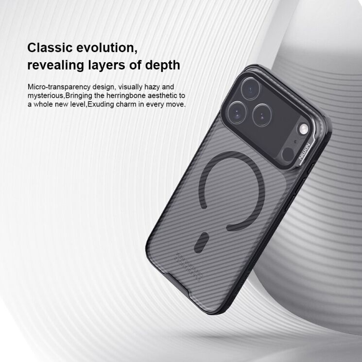 Захисний чохол NILLKIN CamShield Prop Magnetic (Clear Version) для iPhone 18 Pro Max / 17 Pro Max - Black (423823B) Захисний чохол NILLKIN CamShield Prop Magnetic (Clear Version) для iPhone 18 Pro Max / 17 Pro Max - Black: фото 7 з 18