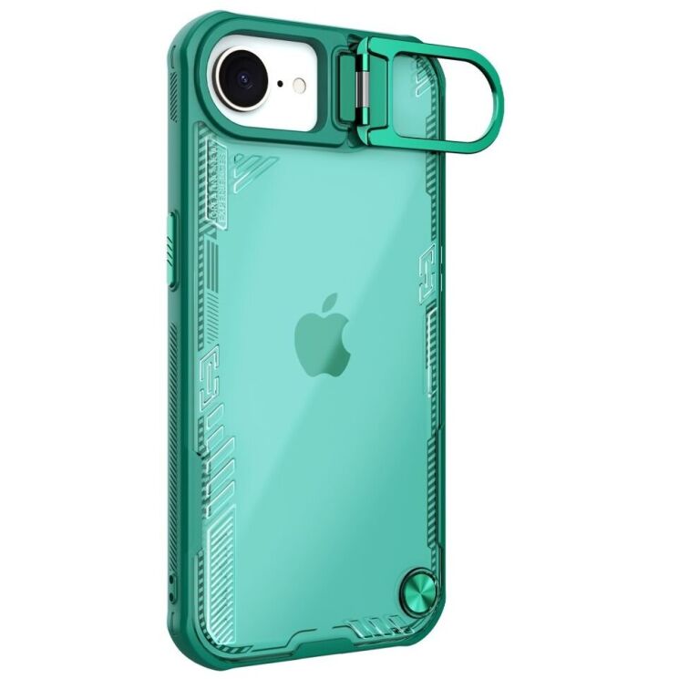Захисний чохол NILLKIN Iceblade Prop (Precise Cut-out) для Apple iPhone 16e - Green: фото 2 з 17