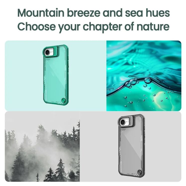 Захисний чохол NILLKIN Iceblade Prop (Precise Cut-out) для Apple iPhone 16e - Green: фото 16 з 17