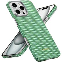 Защитный чехол Pitaka Ultra-Slim Case для Apple iPhone 16 Pro KI1601PFOR - Forest Green: фото 1 из 9