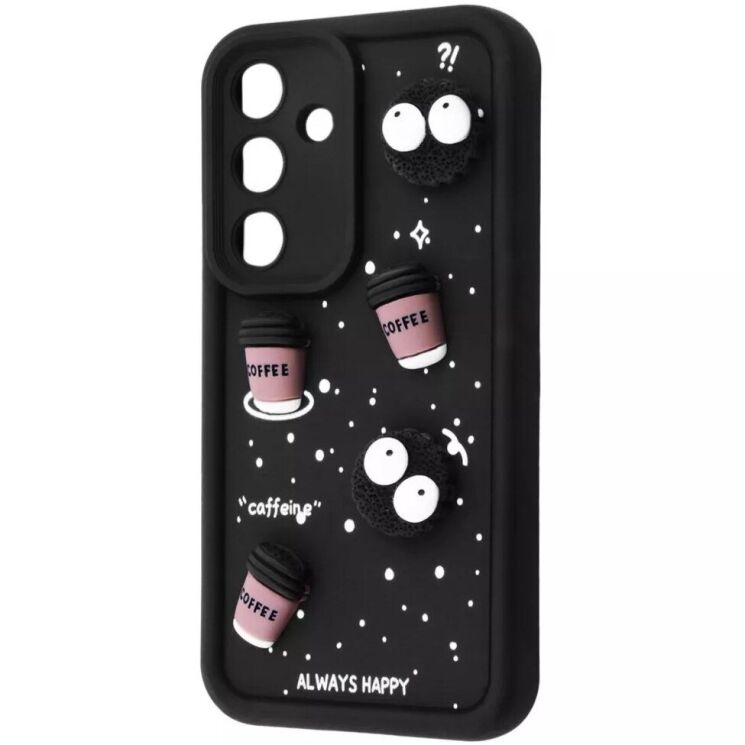 Защитный чехол Pretty Things Case для Samsung Galaxy S25 Plus (S936) - Black / Coffee: фото 1 из 6