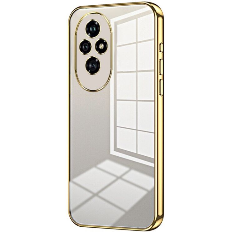 Захисний чохол Reframe Electroplating Frame для Honor 200 - Gold: фото 1 з 10