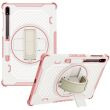 Защитный чехол Reframe Kickstand Strap для Samsung Galaxy Tab S7 FE / S7 Plus / S8 Plus / S9 Plus (T730/736/800/806/970/975/810/816) - Pink (252241P)