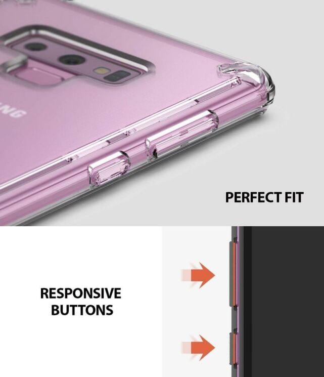 Защитный чехол RINGKE Fusion для Samsung Galaxy Note 9 (N960) - Transparent: фото 6 из 8