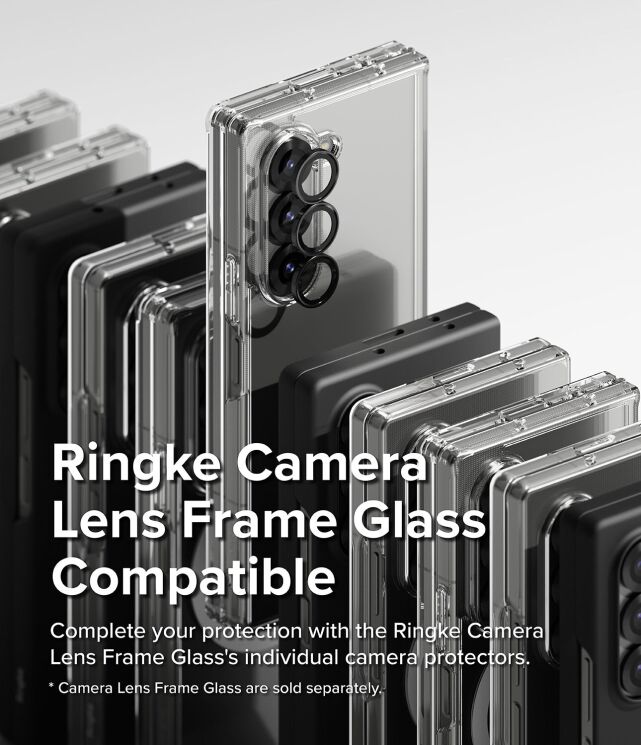Защитный чехол Ringke Fusion (FF) для Samsung Galaxy Fold 6 (8809961786945) - Clear: фото 14 из 15