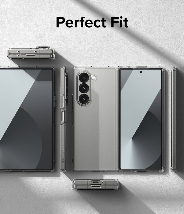 Защитный чехол Ringke Fusion (FF) для Samsung Galaxy Fold 6 (8809961786945) - Clear: фото 9 из 15