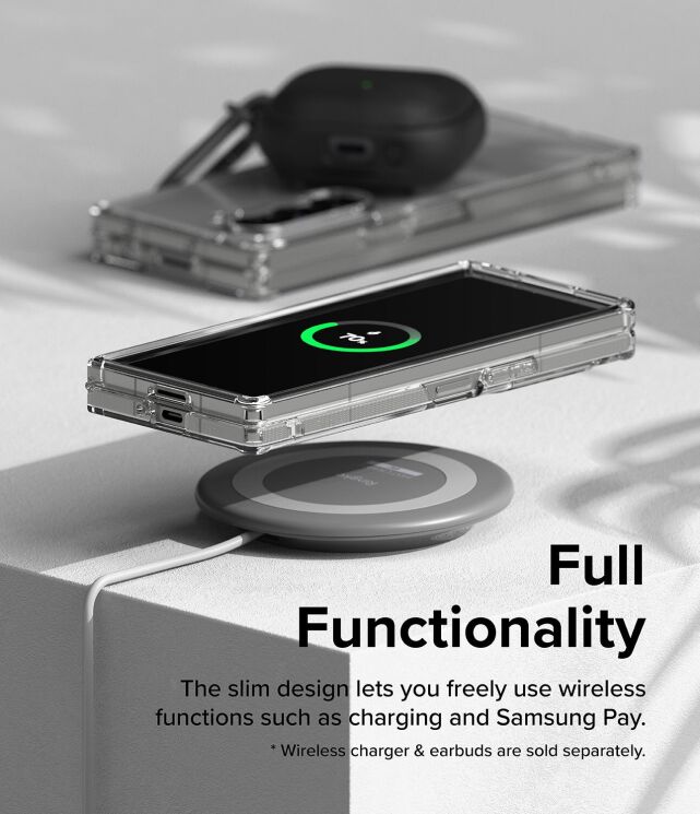 Защитный чехол Ringke Fusion (FF) для Samsung Galaxy Fold 6 (8809961786945) - Clear: фото 7 из 15