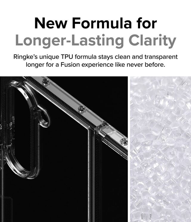 Защитный чехол Ringke Fusion (FF) для Samsung Galaxy Fold 6 (8809961786945) - Clear: фото 4 из 15