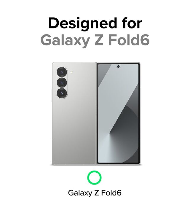 Защитный чехол Ringke Fusion (FF) для Samsung Galaxy Fold 6 (8809961786945) - Clear: фото 3 из 15