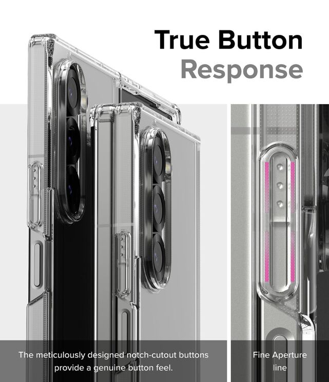 Защитный чехол Ringke Fusion (FF) для Samsung Galaxy Fold 6 (8809961786945) - Clear: фото 12 из 15