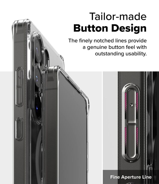 Защитный чехол Ringke Fusion Magnetic для Samsung Galaxy S25 Ultra (S938) 8800274968936 - Clear: фото 12 из 17