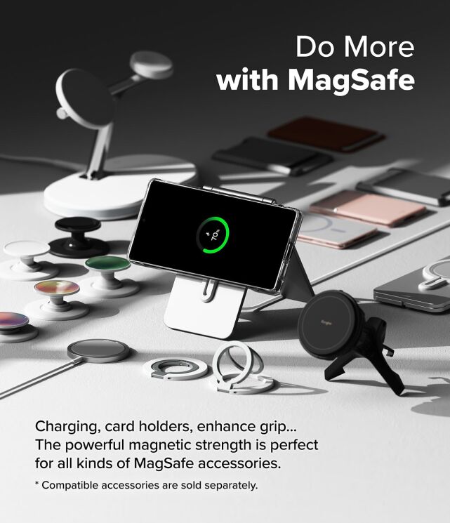 Защитный чехол Ringke Fusion Magnetic для Samsung Galaxy S25 Ultra (S938) 8800274968936 - Clear: фото 4 из 17