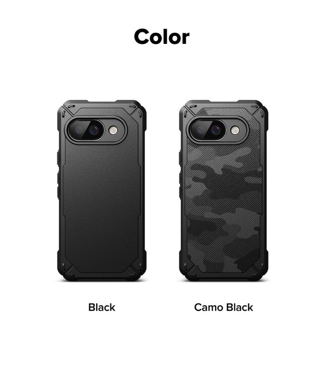 Захисний чохол Ringke Rugged Gear для Google Pixel 9a (8800293853411) - Black: фото 10 з 11