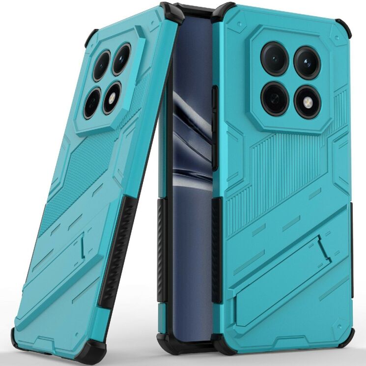 Захисний чохол з підставкою Deexe Bibercas для Xiaomi Redmi Note 15 5G / Poco M8 5G - Baby Blue (404614TT) Захисний чохол з підставкою Deexe Bibercas для Xiaomi Redmi Note 15 5G / Poco M8 5G - Baby Blue: фото 1 з 5