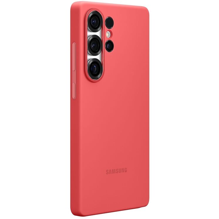 Защитный чехол Silicone Case для Samsung Galaxy S25 Ultra (S938) EF-PS938CREGWW - Red: фото 2 из 3