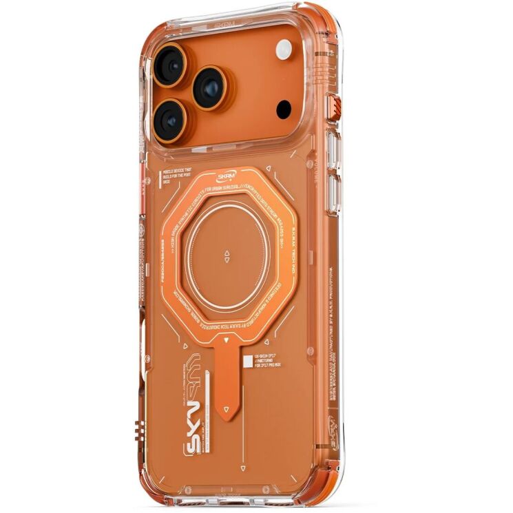 Защитный чехол SKINARMA MAGMA Mag-Charge для iPhone 17 Pro (SK-2025IPP6.3-MGMA-ORG) - Orange: фото 3 из 4