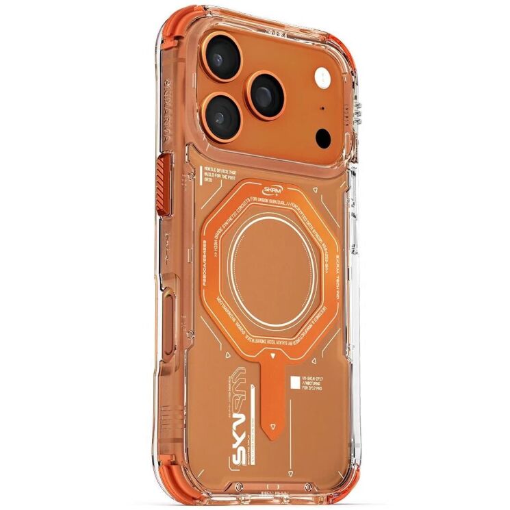 Защитный чехол SKINARMA MAGMA Mag-Charge для iPhone 17 Pro (SK-2025IPP6.3-MGMA-ORG) - Orange: фото 2 из 4