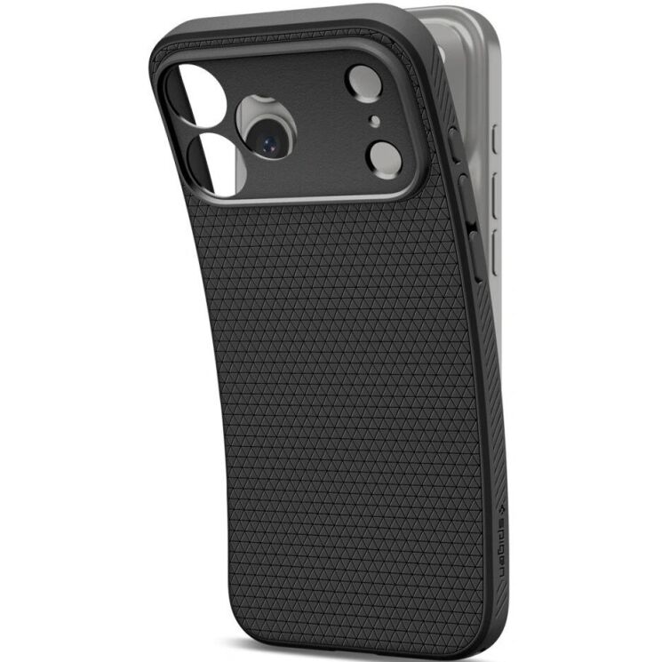 Захисний чохол Spigen Liquid Air для iPhone 18 Pro Max (ACS12111) - Matte Black: фото 4 з 12