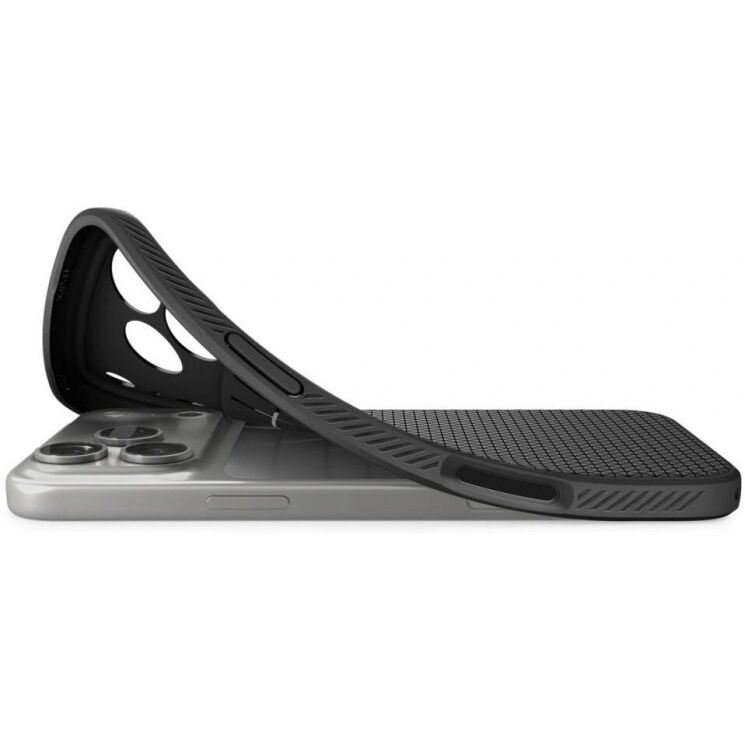 Захисний чохол Spigen Liquid Air для iPhone 18 Pro Max (ACS12111) - Matte Black: фото 5 з 12