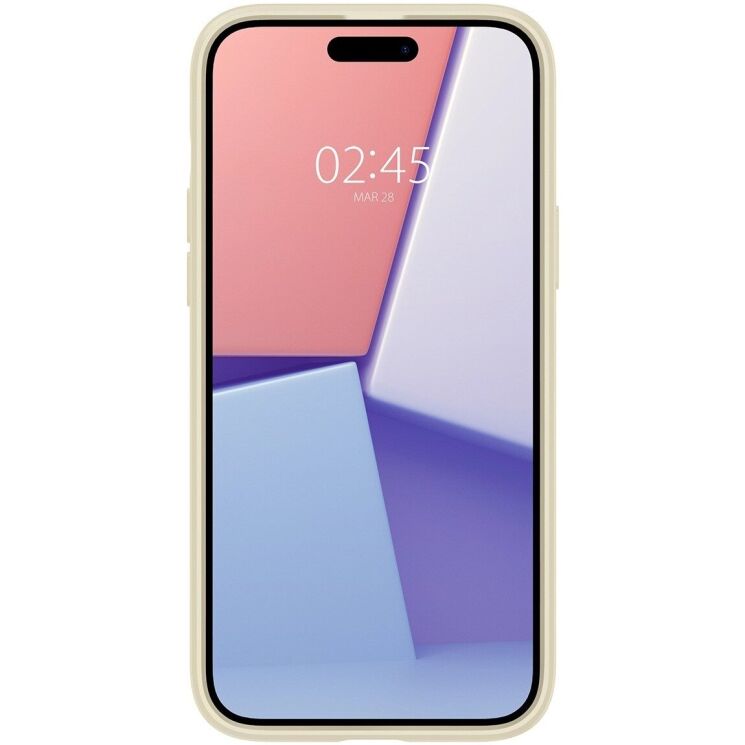 Защитный чехол Spigen (SGP) Crystal Hybrid для Apple iPhone 15 Plus - Sand Beige: фото 5 из 14