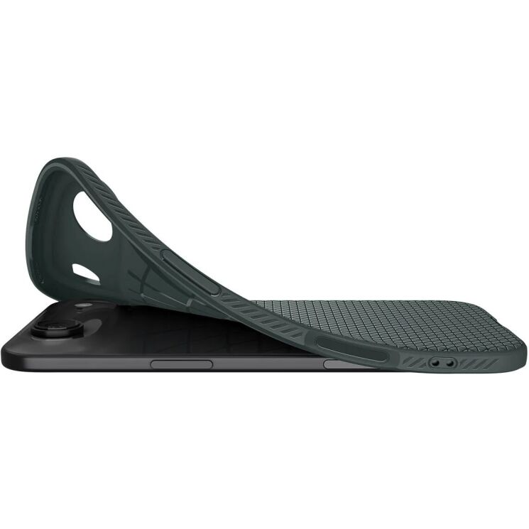 Защитный чехол Spigen (SGP) Liquid Air для iPhone Air (ACS10304) - Abyss Green: фото 8 из 14