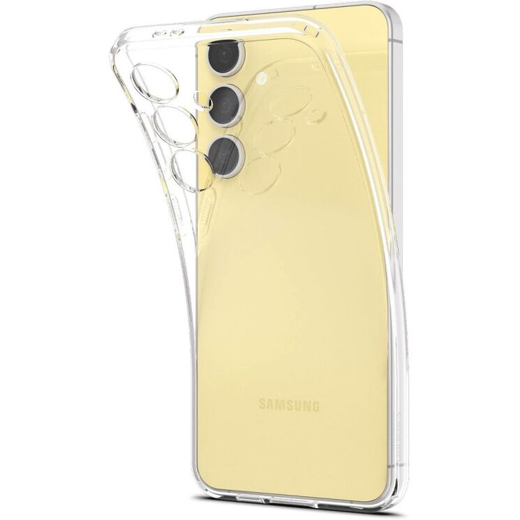 Захисний чохол Spigen (SGP) Liquid Crystal для Samsung Galaxy S24 FE (S721) - Transparent: фото 3 з 16