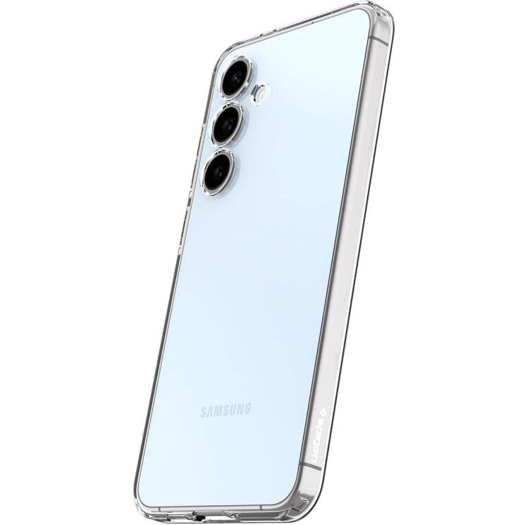 Захисний чохол Spigen (SGP) Liquid Crystal для Samsung Galaxy S24 FE (S721) - Transparent: фото 5 з 16