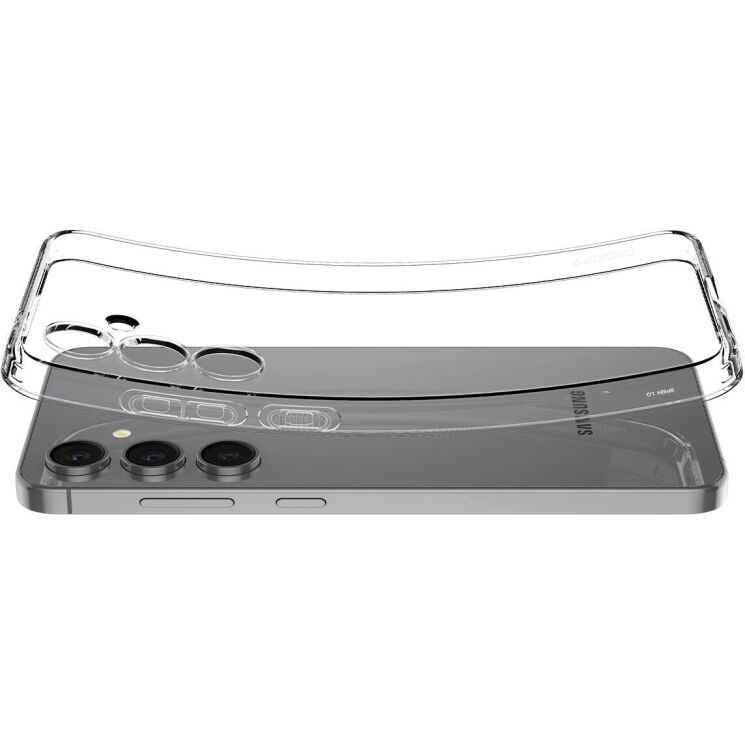 Захисний чохол Spigen (SGP) Liquid Crystal для Samsung Galaxy S24 FE (S721) - Transparent: фото 8 з 16
