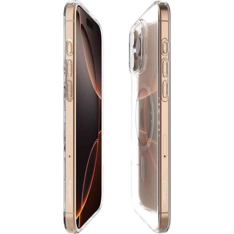 Защитный чехол Spigen (SGP) Liquid Crystal (MagFit) для Apple iPhone 16 Pro - White: фото 2 из 9