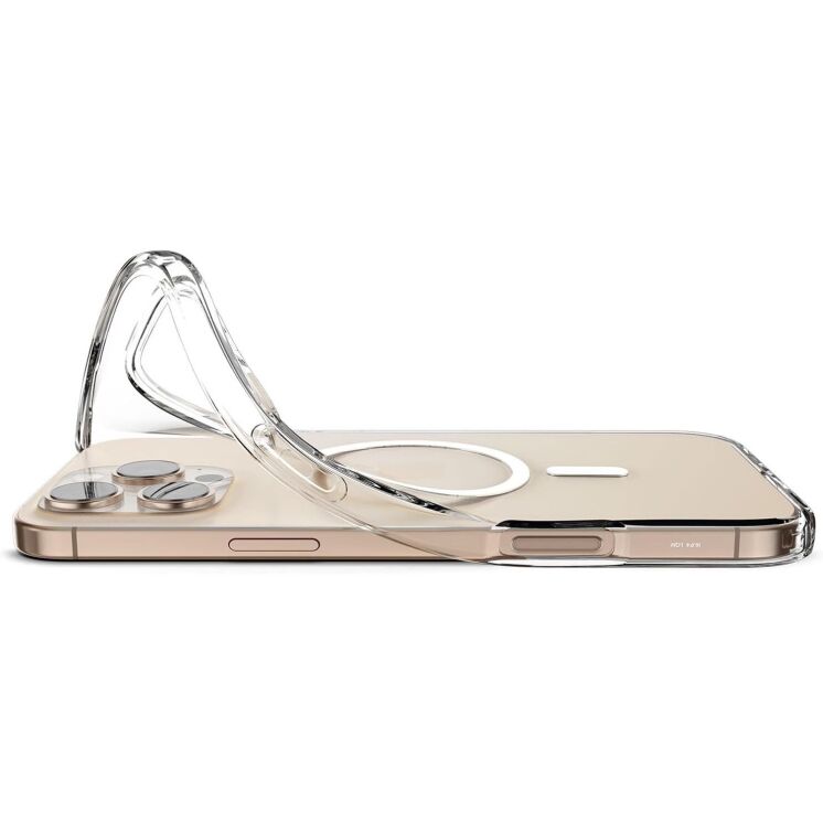 Защитный чехол Spigen (SGP) Liquid Crystal (MagFit) для Apple iPhone 16 Pro - White: фото 3 из 9