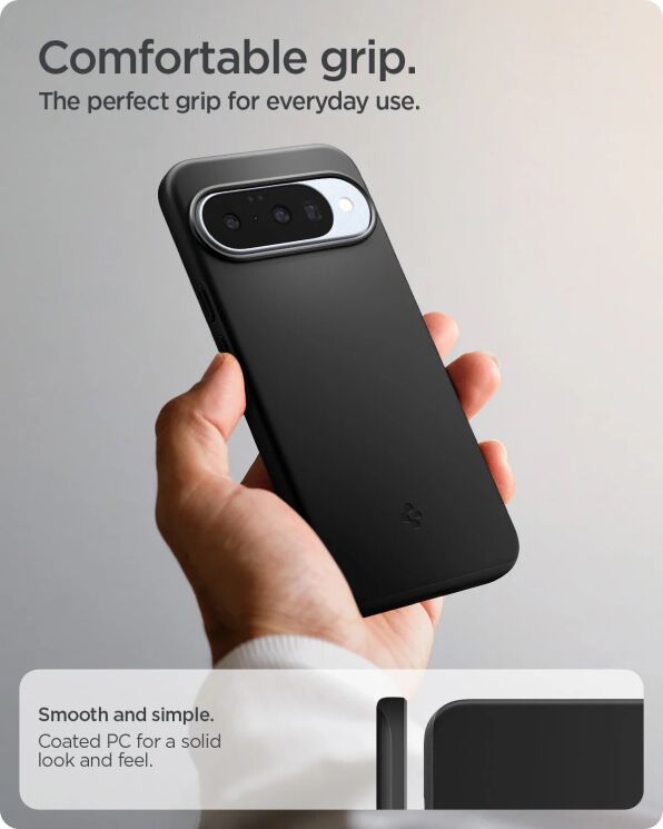 Захисний чохол Spigen (SGP) Thin Fit (MagFit) для Google Pixel 10 / 10 Pro (ACS09699) - Black: фото 18 з 19