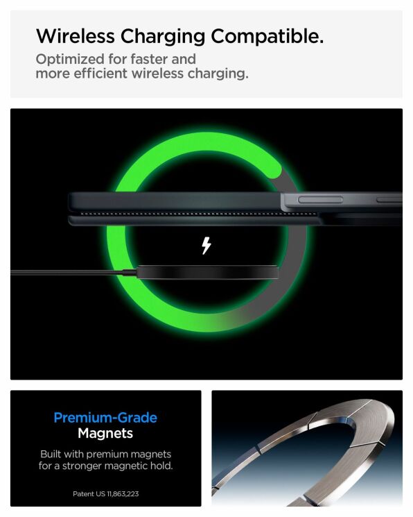 Защитный чехол Spigen Slim Armor Pro (MagFit) для Samsung Galaxy Fold 8 (ACS11951) - Metal Slate (424555L) Защитный чехол Spigen Slim Armor Pro (MagFit) для Samsung Galaxy Fold 8 (ACS11951) - Metal Slate: фото 14 из 14