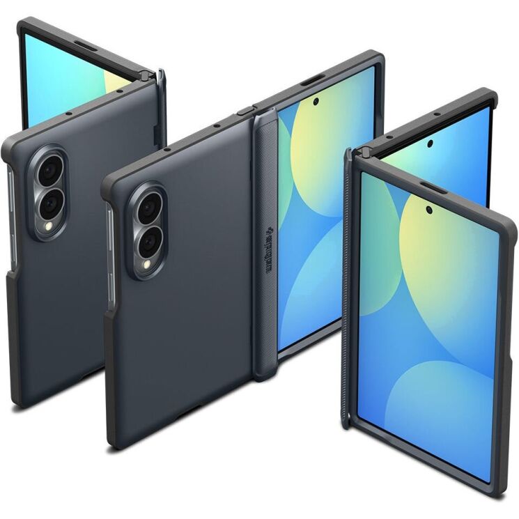 Защитный чехол Spigen Slim Armor Pro (MagFit) для Samsung Galaxy Fold 8 (ACS11951) - Metal Slate (424555L) Защитный чехол Spigen Slim Armor Pro (MagFit) для Samsung Galaxy Fold 8 (ACS11951) - Metal Slate: фото 6 из 14