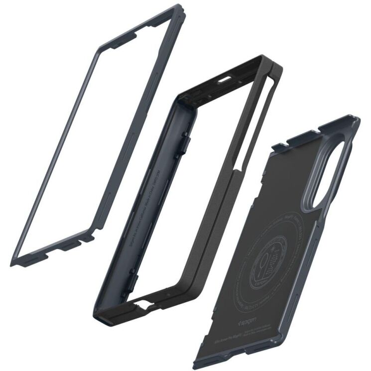 Защитный чехол Spigen Slim Armor Pro (MagFit) для Samsung Galaxy Fold 8 (ACS11951) - Metal Slate (424555L) Защитный чехол Spigen Slim Armor Pro (MagFit) для Samsung Galaxy Fold 8 (ACS11951) - Metal Slate: фото 8 из 14