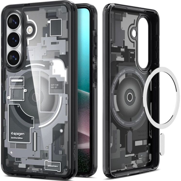 Защитный чехол Spigen Ultra Hybrid Zero One (MagFit) для Samsung Galaxy S26 Plus (S947) ACS10711 - One Black: фото 2 из 14