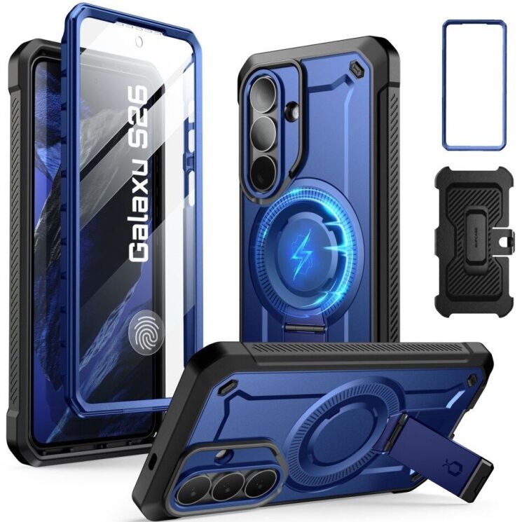Защитный чехол Supcase Unicorn Beetle Pro MagSafe для Samsung Galaxy S26 (S942) 843439160859 - Cobalt: фото 1 из 11