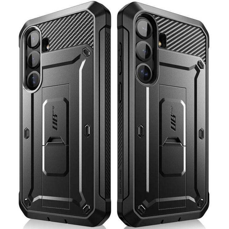Защитный чехол Supcase Unicorn Beetle Pro Rugged Case 2 Set для Samsung Galaxy S25 Plus (S936) 843439156456 - Black: фото 3 из 12