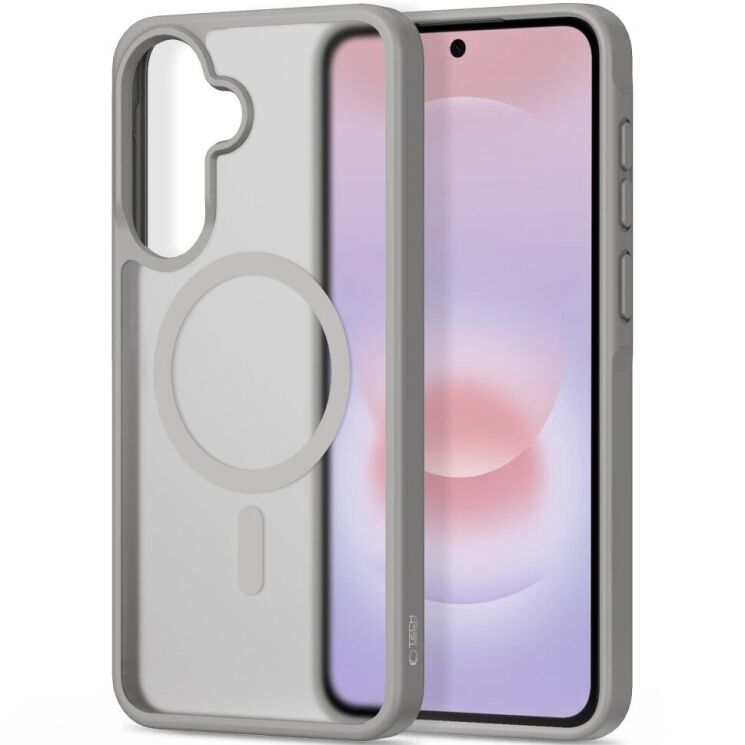 Защитный чехол Tech-Protect Magmat MagSafe для Samsung Galaxy A57 (A576) - Matte Grey: фото 2 из 7