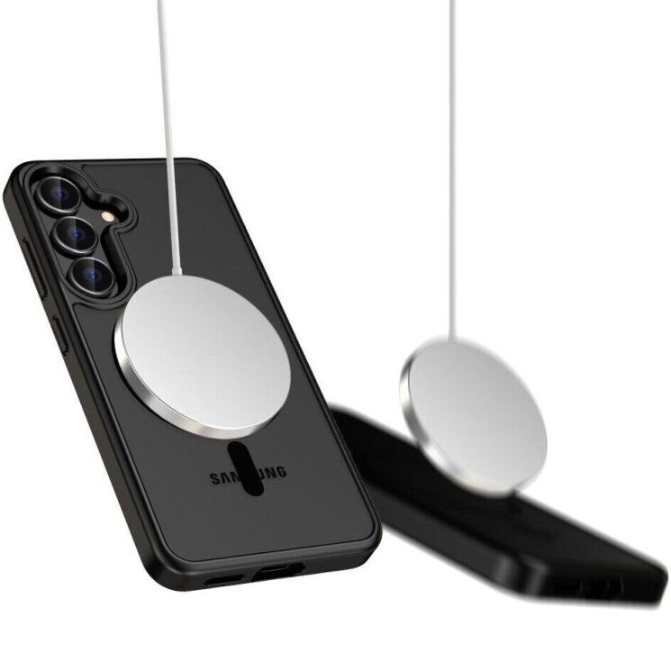 Захисний чохол Tech-Protect Magmat MagSafe для Samsung Galaxy S25 (S931) - Matte Black: фото 5 з 5