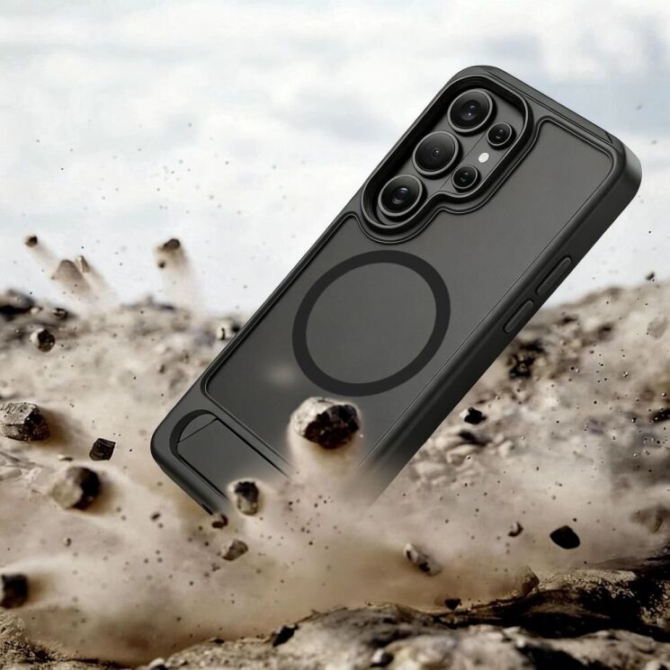 Защитный чехол Tech-Protect MagRack MagSafe для Samsung Galaxy S26 Ultra (S948) - Matte Black: фото 4 из 9