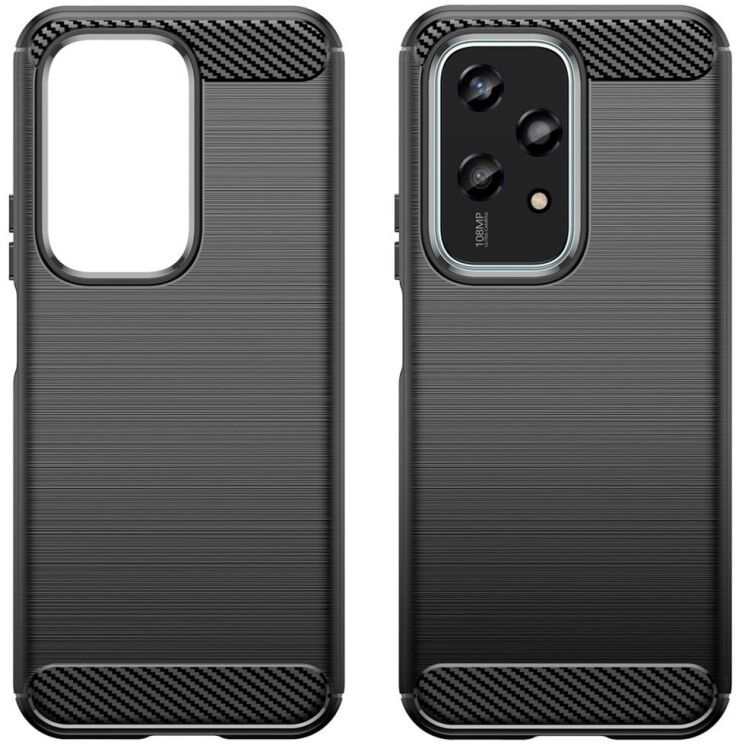 Защитный чехол UniCase Carbon для Honor 200 Lite - Black: фото 2 из 10