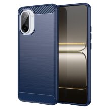 Захисний чохол UniCase Carbon для OnePlus Nord CE 5 / Ace 5 Racing - Blue: фото 1 з 8