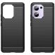 Защитный чехол UniCase Carbon для OPPO Reno 13 F/FS 5G - Black (375704B). Фото 2 из 8