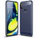 Захисний чохол UniCase Carbon для Samsung Galaxy A11 (A115) - Dark Blue (264503DB). Фото 1 з 10