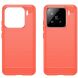 Захисний чохол UniCase Carbon для Xiaomi 15 - Red (371209R). Фото 2 з 8