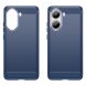 Защитный чехол UniCase Carbon для Xiaomi Poco X7 Pro - Blue (371710L). Фото 2 из 8