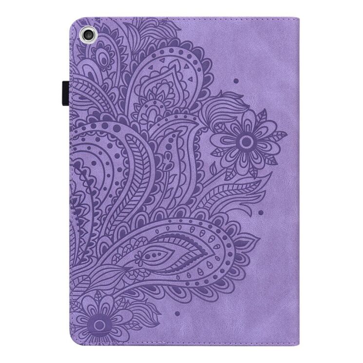 Защитный чехол UniCase Flower для Lenovo Tab M10 HD Gen 2 (TB-X306) - Purple: фото 2 из 10